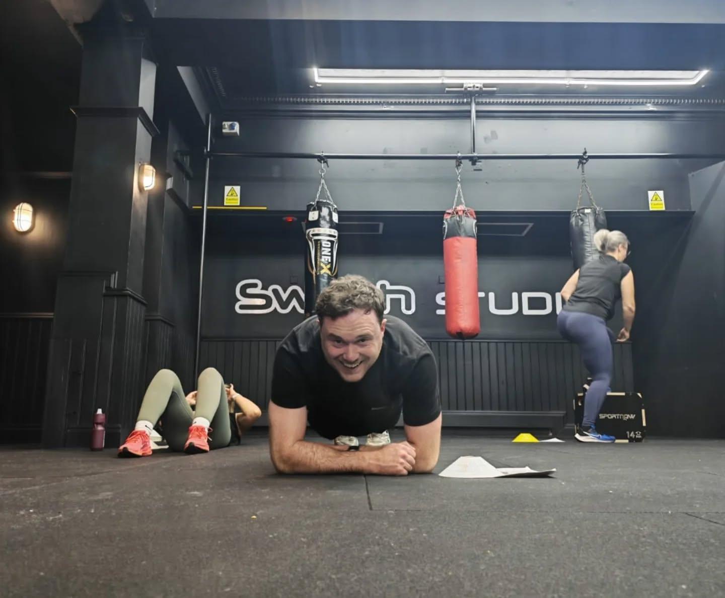 The Swesh Studio Boxercise floor